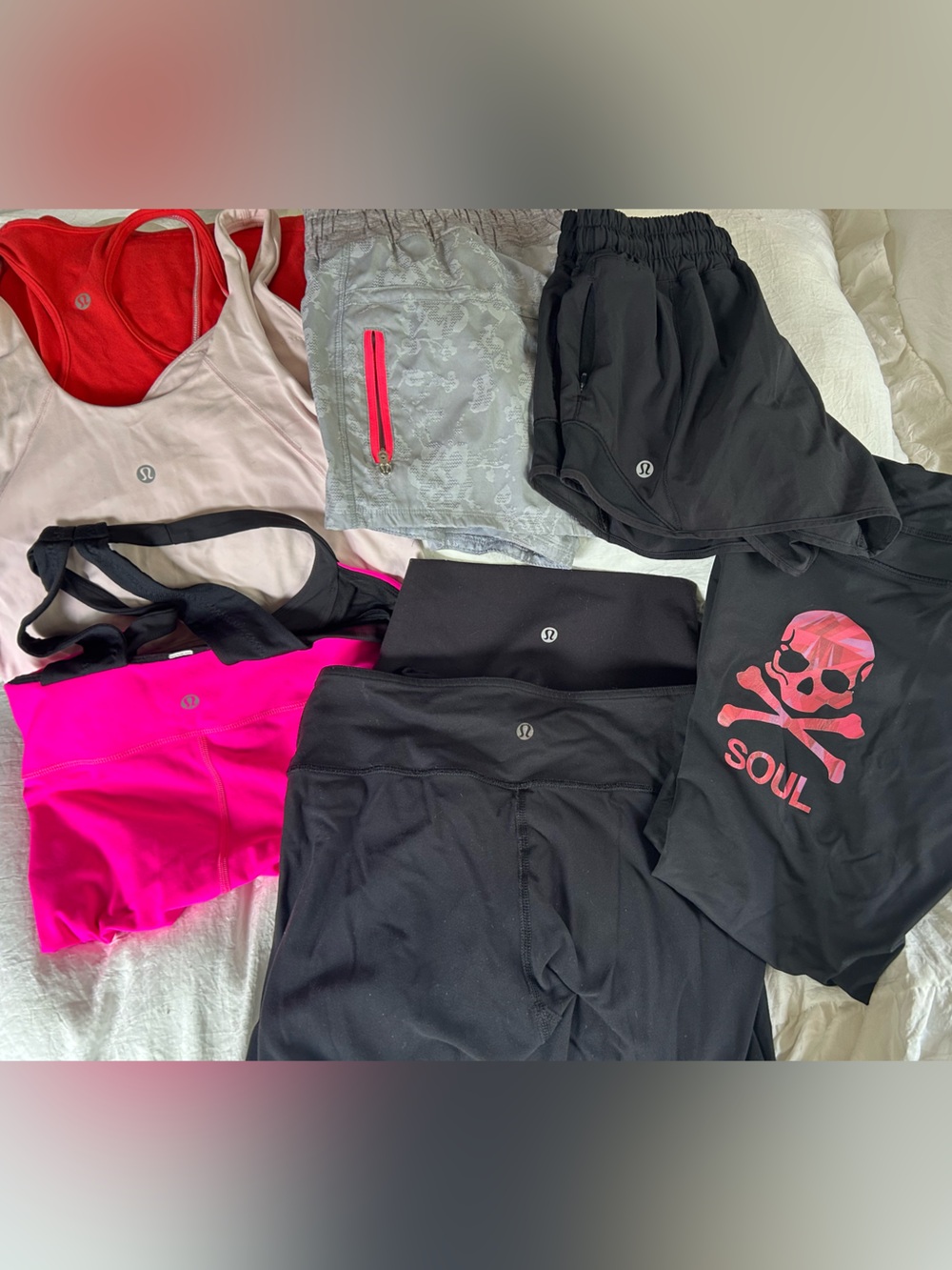 Lululemon  Athletica BUNDLE OF 8 Workout pieces! Mixed sizes and styles!